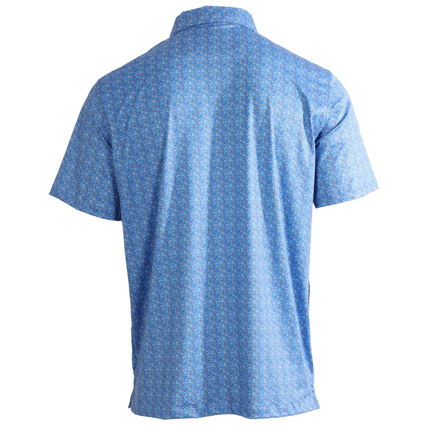 Albatross Polo - Golf Tees Azure