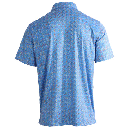 Albatross Polo - Golf Tees Azure