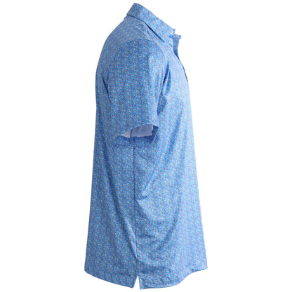 Albatross Polo - Golf Tees Azure