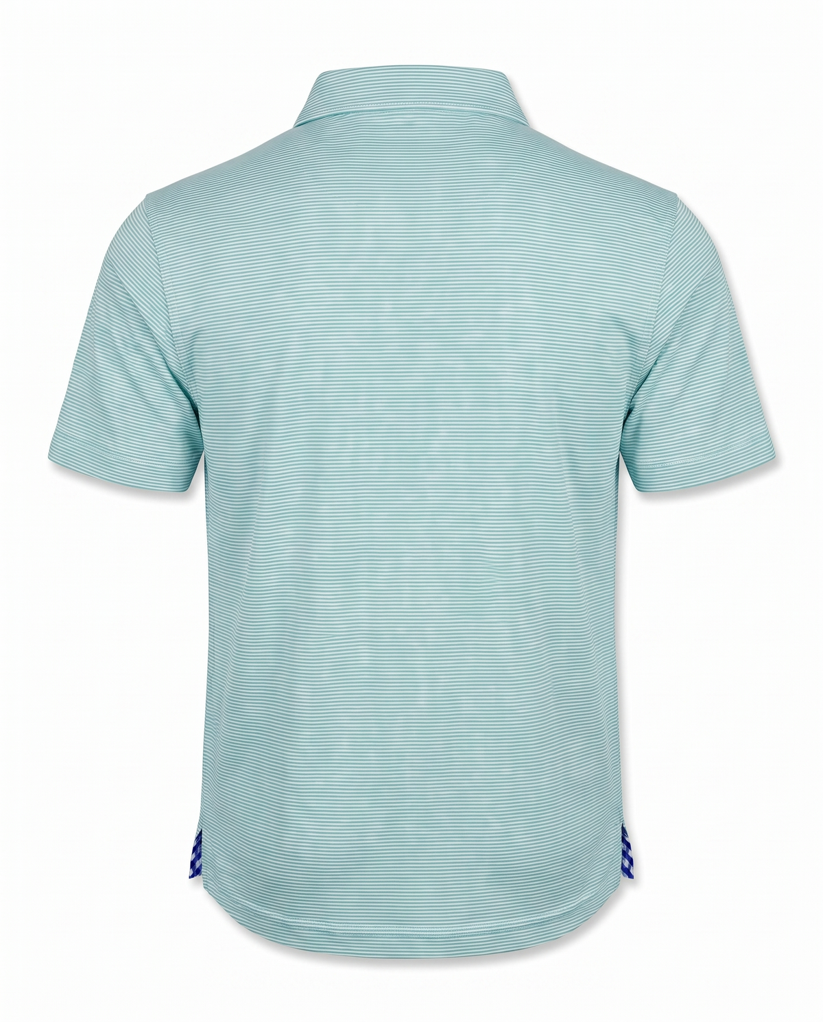 Albatross Polo Heather Aruba White Microstripe back