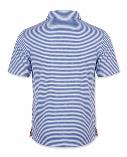 Albatross Polo Heather Bell Royal Stripe back