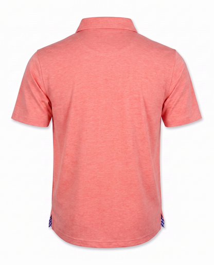 Albatross Polo Heather Coral back