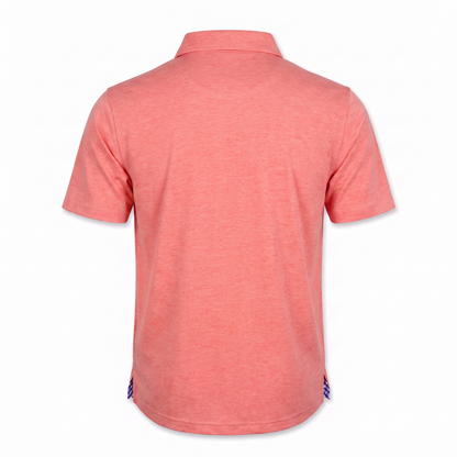 Albatross Polo Heather Coral back