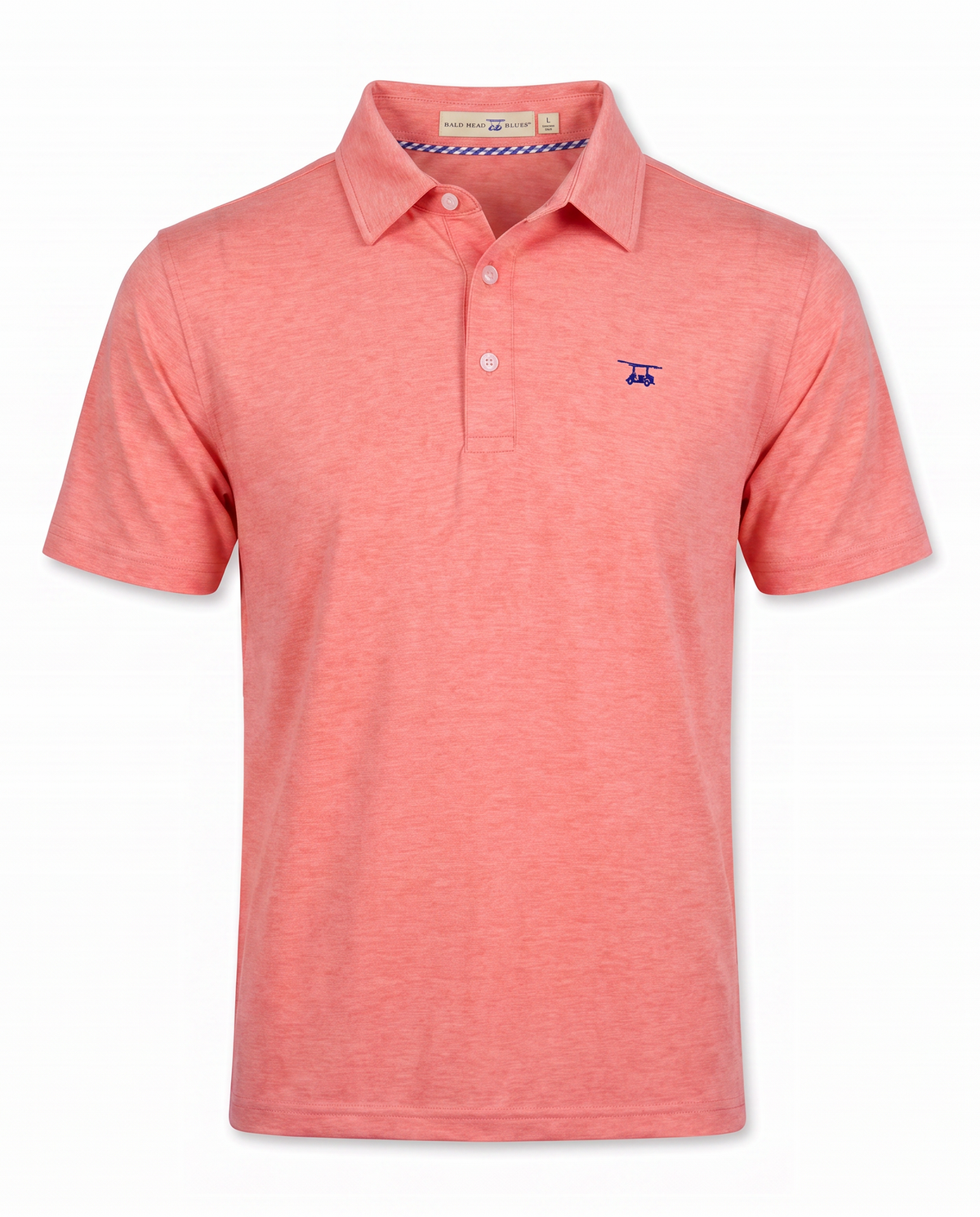 Albatross Polo Heather Coral front