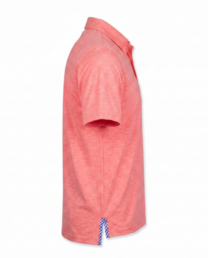 Albatross Polo Heather Coral side