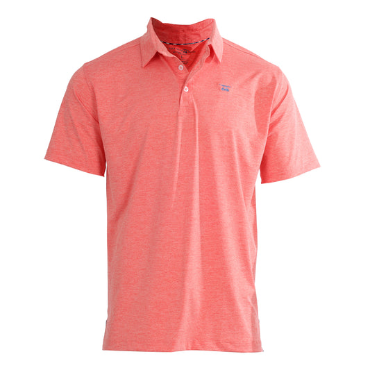Albatross Polo - Heather Coral