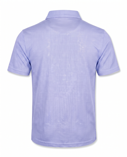 Albatross Polo Heather Lavender/White Microstripe back