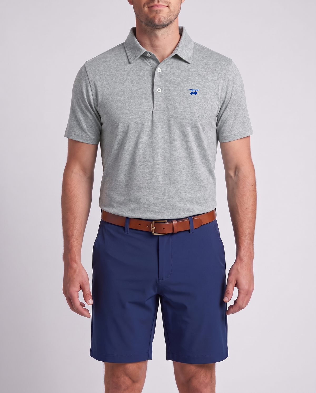 Albatross Polo Heather Monument on model