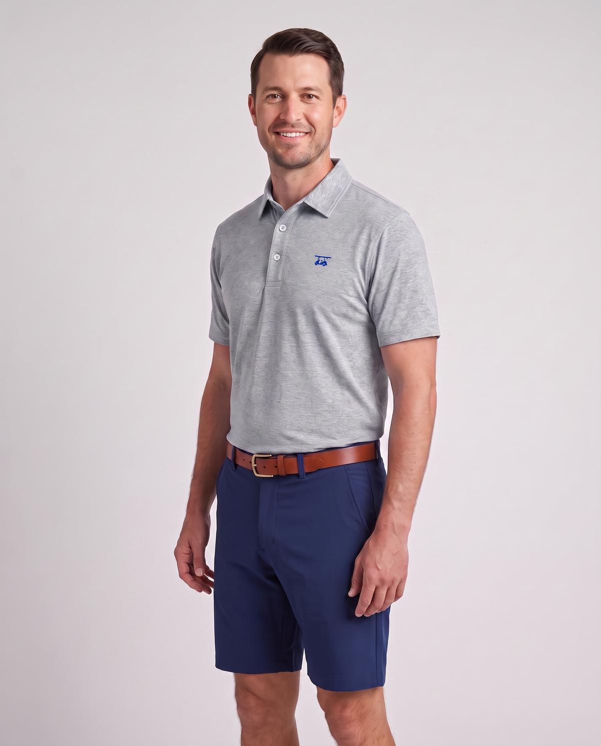 Albatross Polo Heather Monument on model