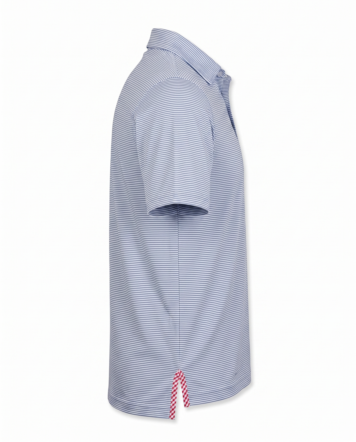 Albatross Polo Heather Medieval White Microstripe side