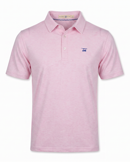 Albatross Polo Heather Pink front