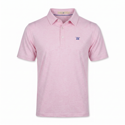 Albatross Polo Heather Pink front
