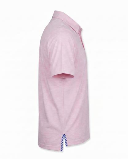 Albatross Polo Heather Pink side
