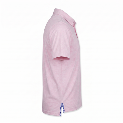 Albatross Polo Heather Pink side