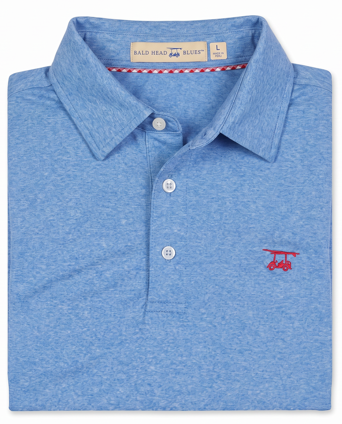Albatross Polo Heather Regatta folded