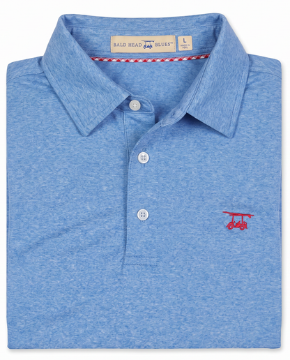 Albatross Polo Heather Regatta folded