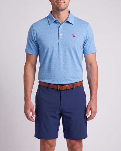 Albatross Polo Heather Regatta on model