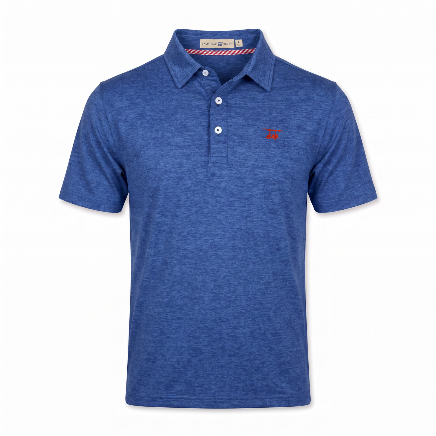 Albatross Polo Heather Royal Blue front