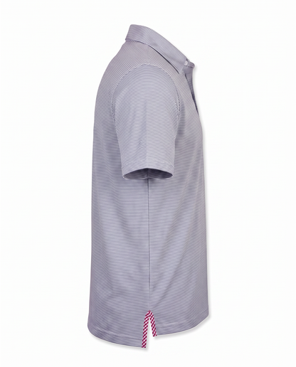 Albatross Polo Heather Regatta White Microstripe side