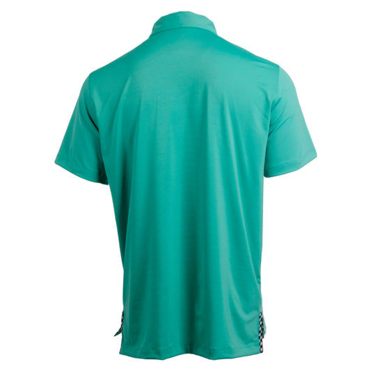 Limited Edition Albatross Polo - Green / Bell Microstripe