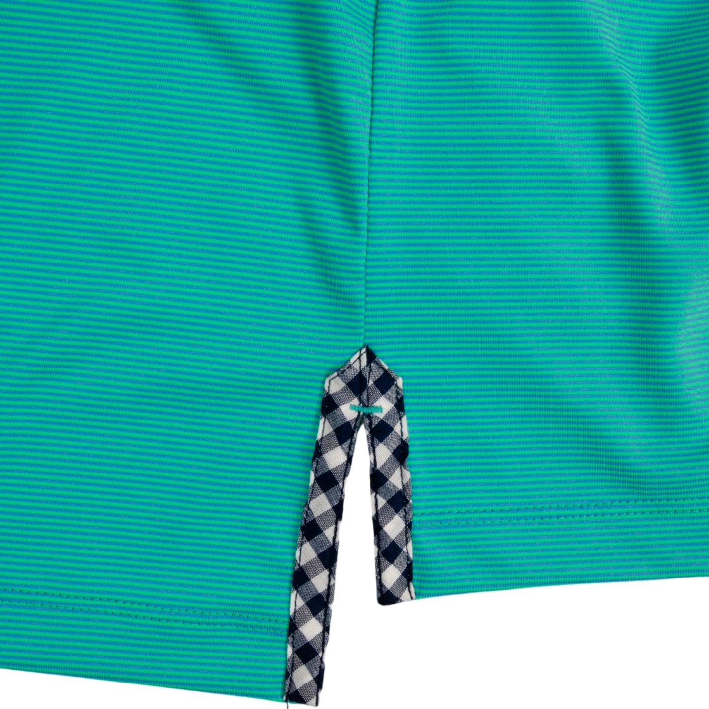 Limited Edition Albatross Polo - Green / Bell Microstripe