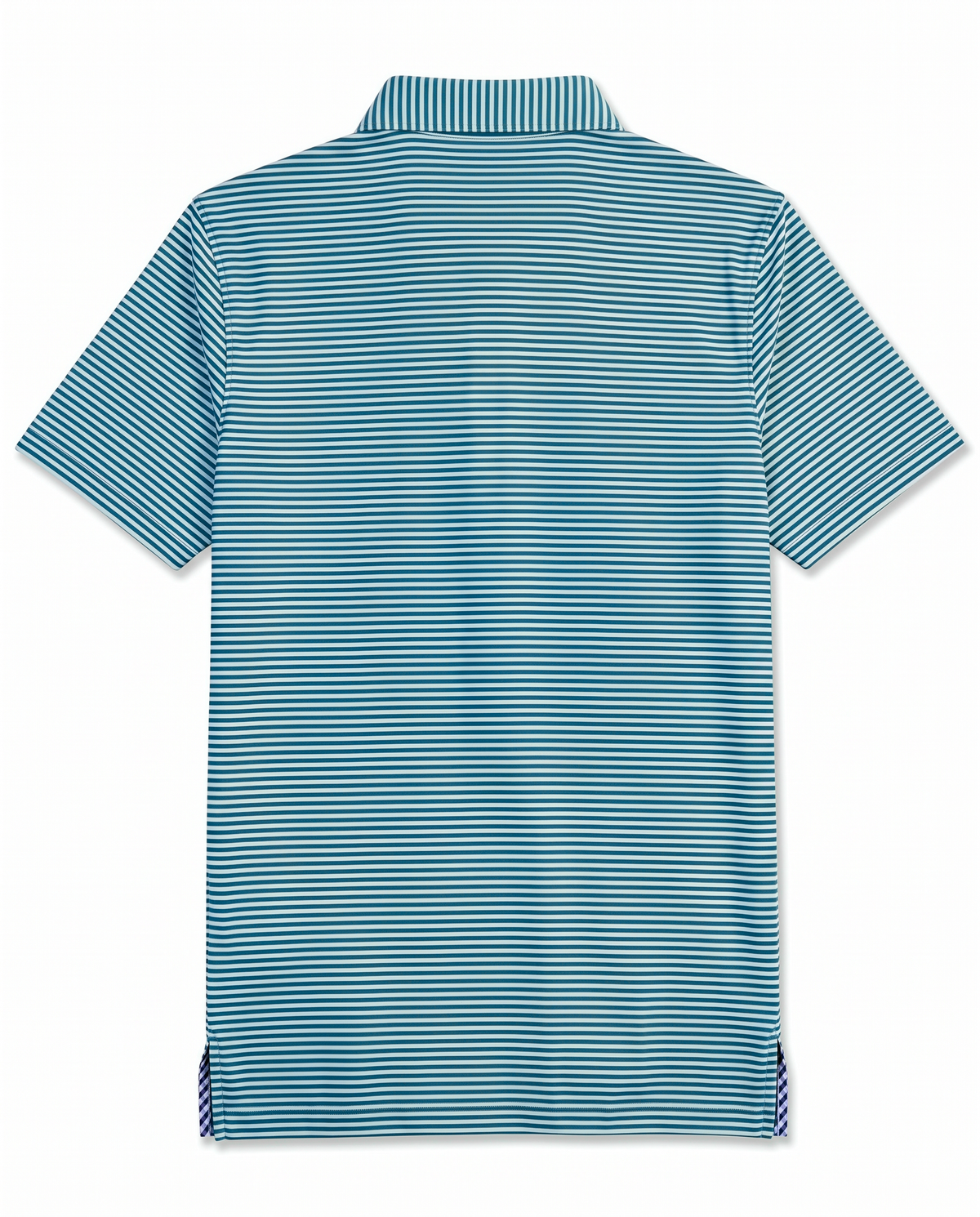 Albatross Polo Lagoon/Seaglass Feeder Stripe back