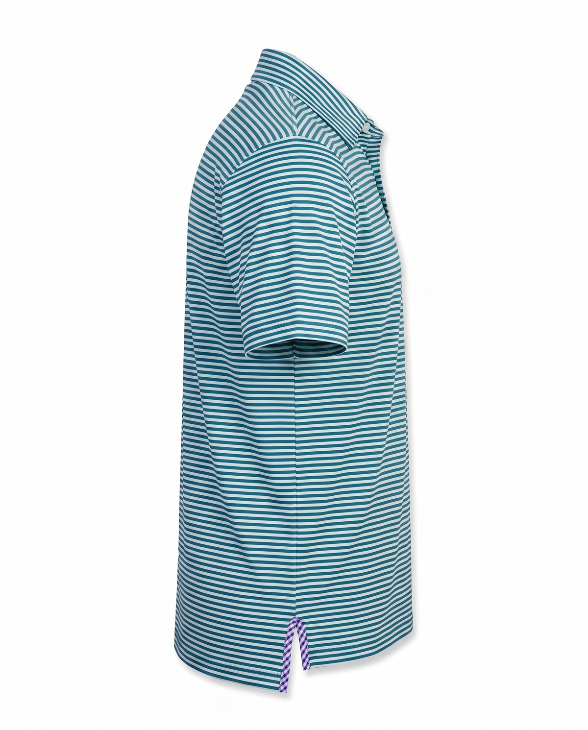 Albatross Polo Feeder Stripe - Lagoon/Seaglass - Side