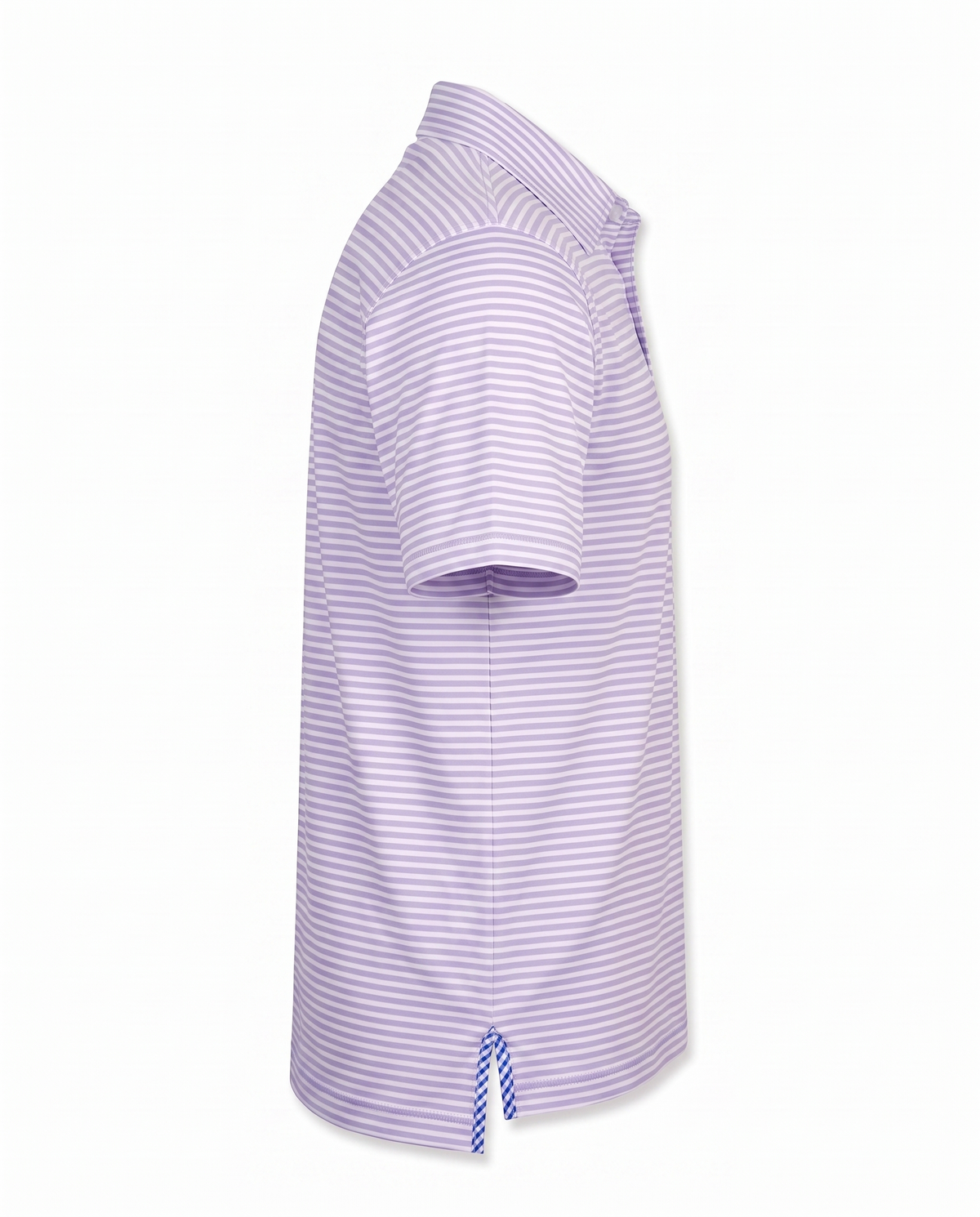 Albatross Polo Feeder Stripe - Lavender/White - Side