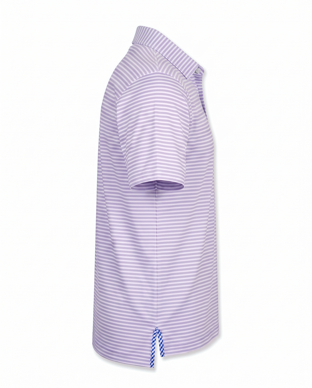 Albatross Polo Lavender/White Feeder Stripe side