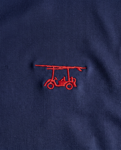 Albatross Polo Medieval chest logo detail
