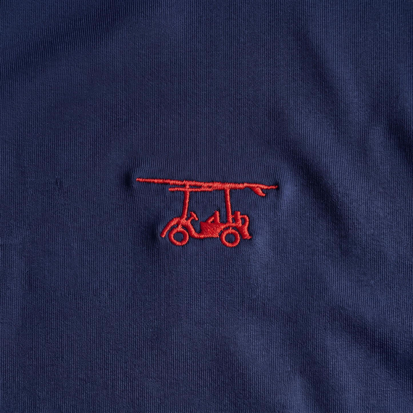 Albatross Polo Medieval chest logo detail