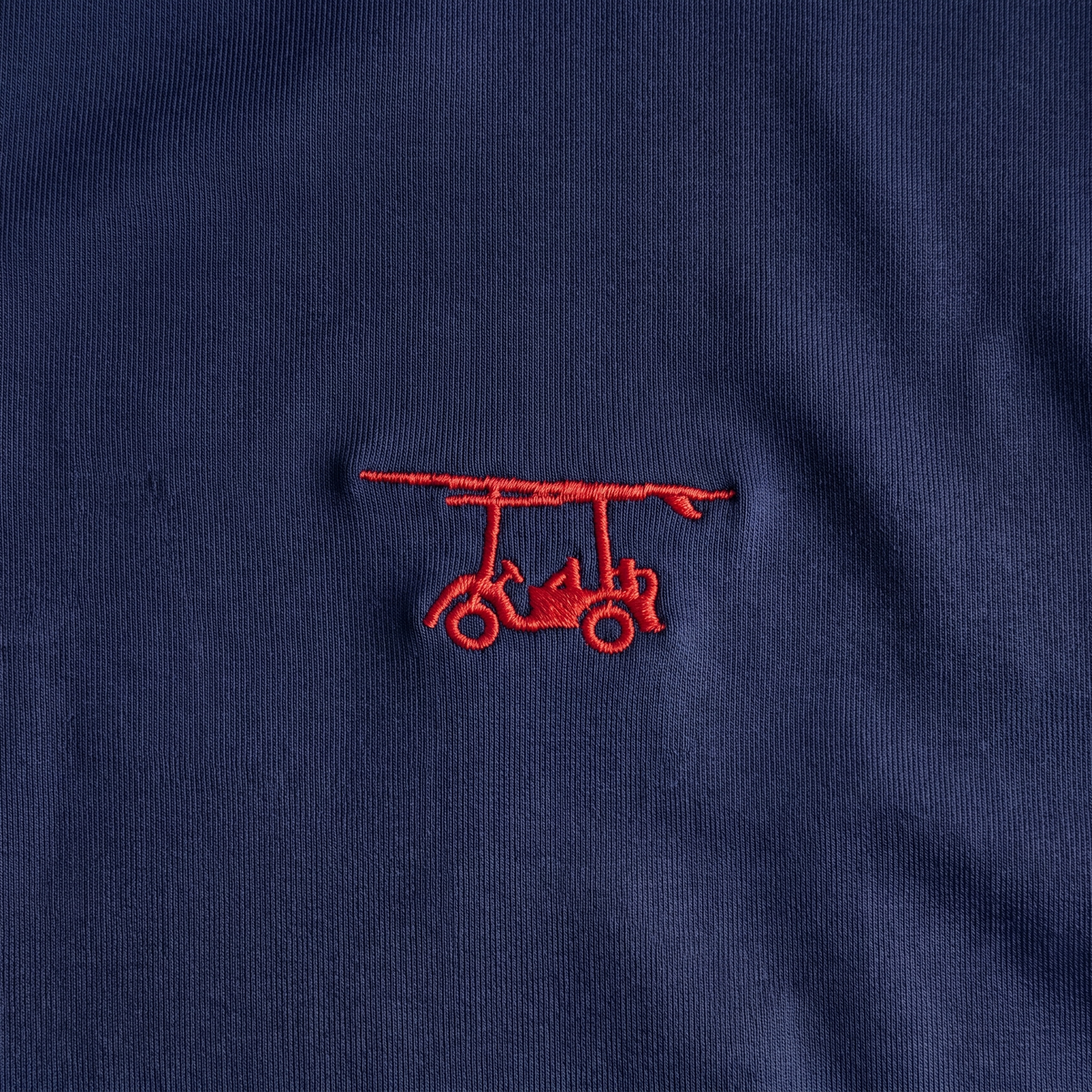 Albatross Polo Medieval chest logo detail