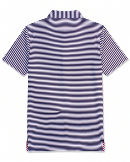 Albatross Polo Medieval/White Feeder Stripe back