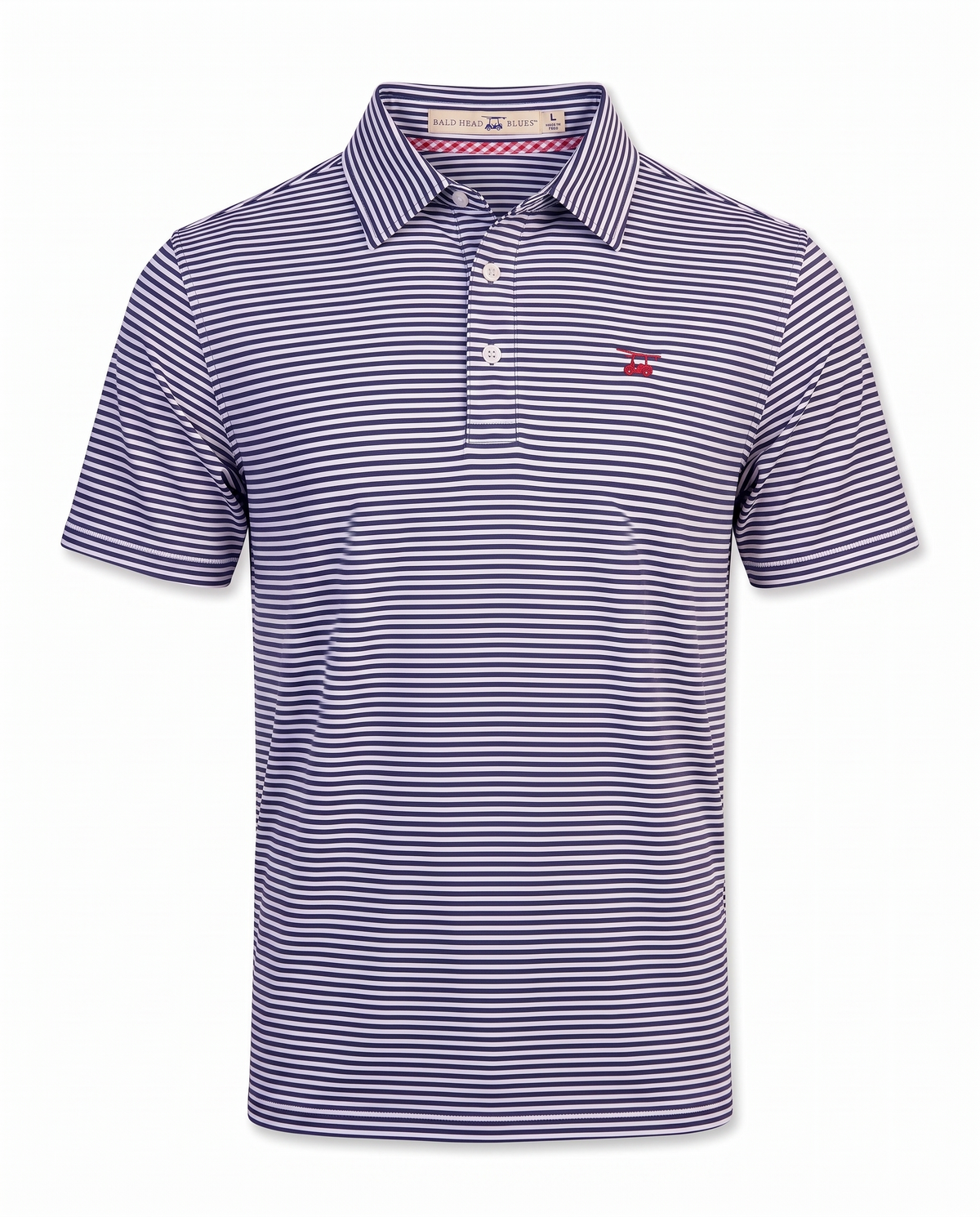 Albatross Polo Feeder Stripe - Medieval/White - Front