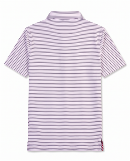 Albatross Polo Medieval White Pinstripe back