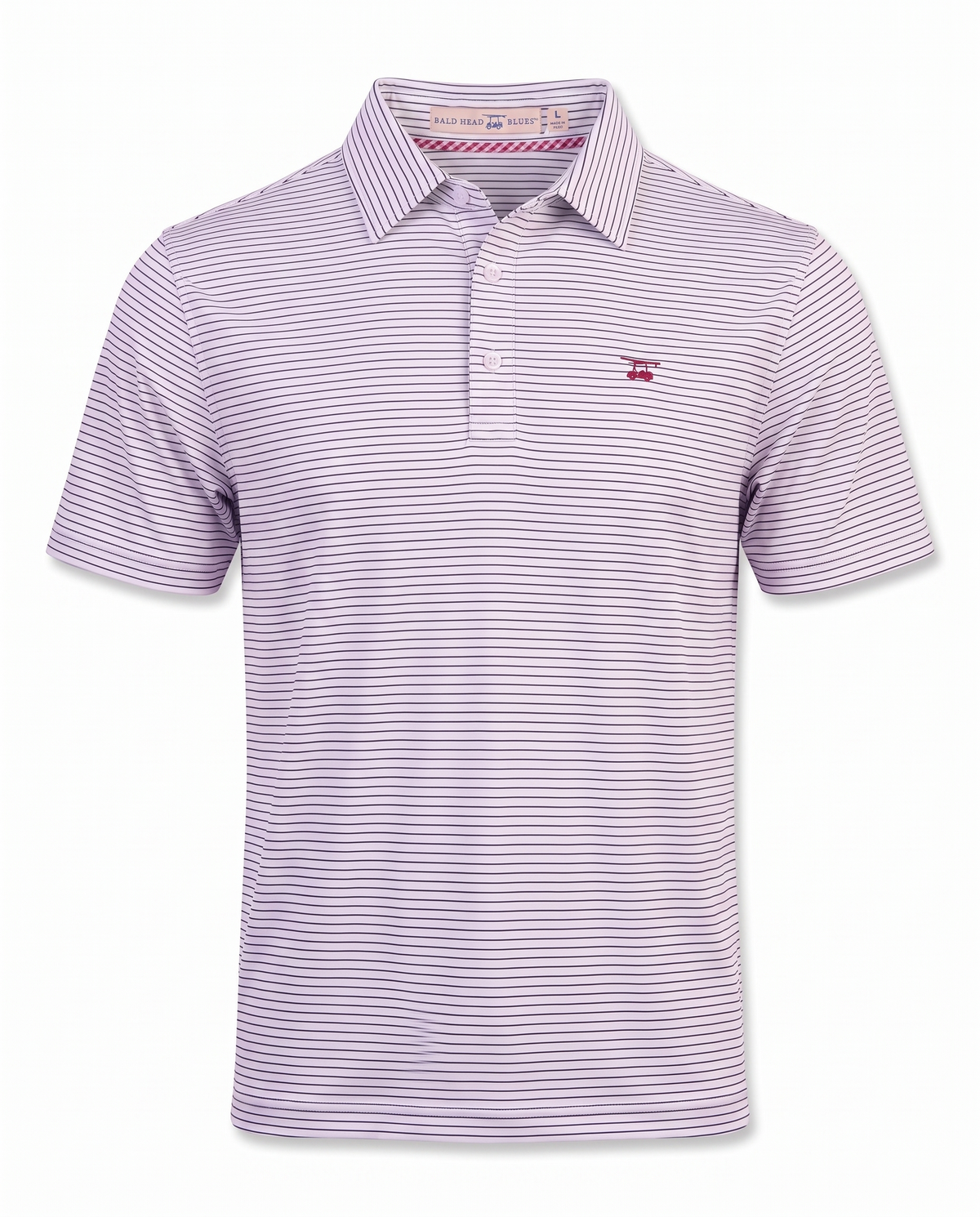 Albatross Polo Medieval White Pinstripe front