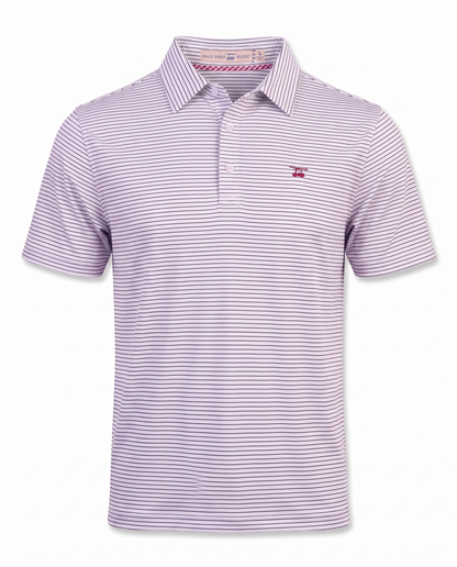 Albatross Polo Medieval White Pinstripe front