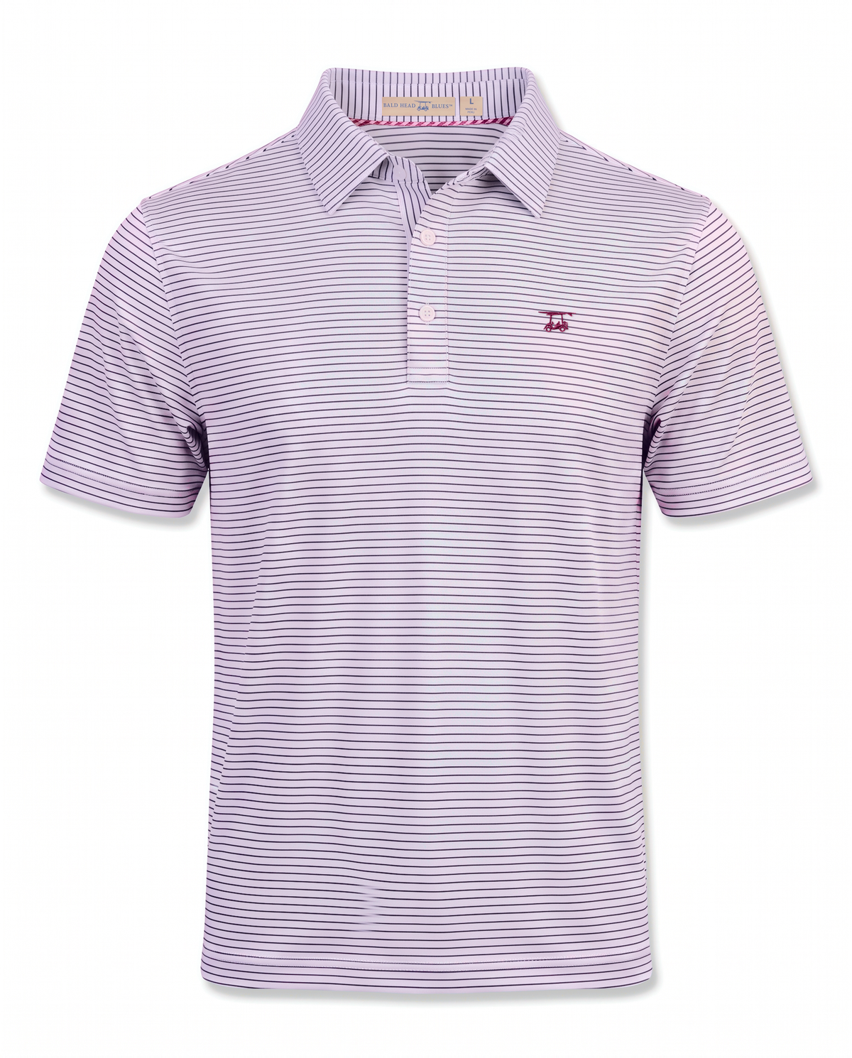Albatross Polo Medieval/White Pinstripe front