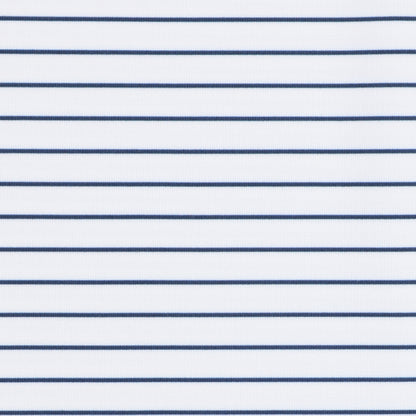 Albatross Youth Polo - Medieval / White Pinstripe