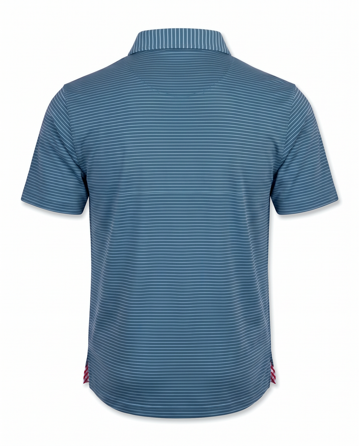 Albatross Polo Azure/Ocean Depths Pinstripe back