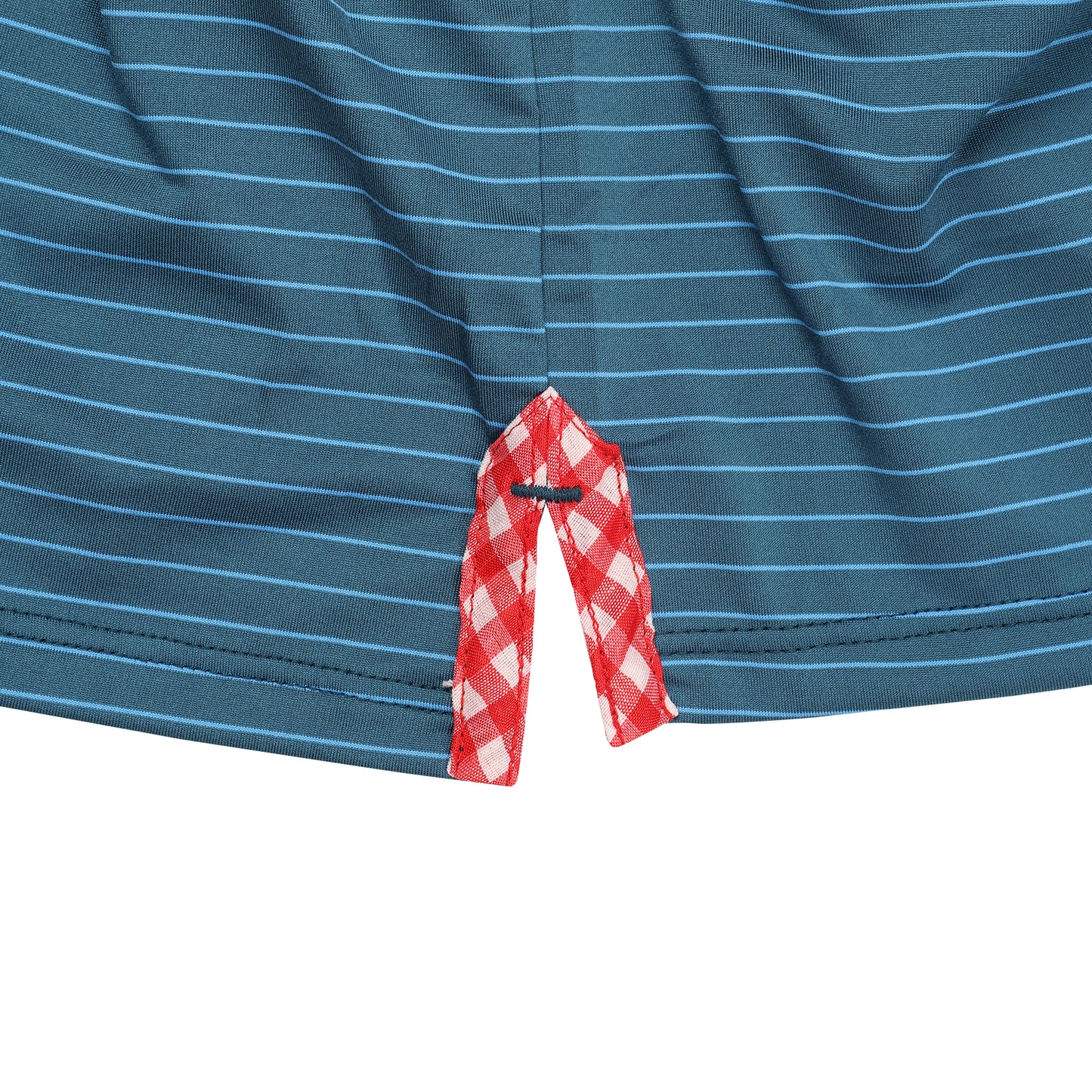 Youth Albatross Polo - Ocean Depth / Azure Blue Pinestripe