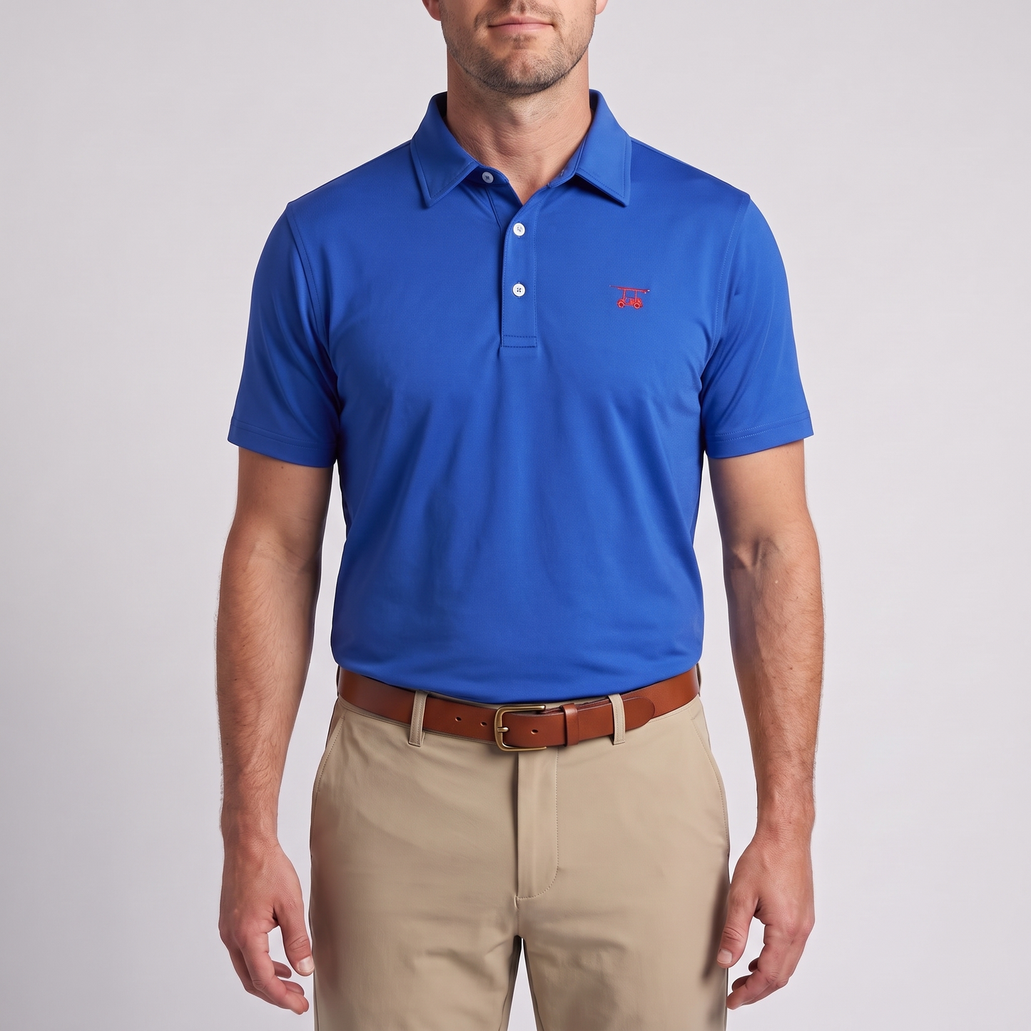 Albatross Polo Royal Blue on model