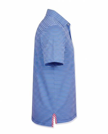 Albatross Polo Royal Blue/Bell Feeder Stripe side