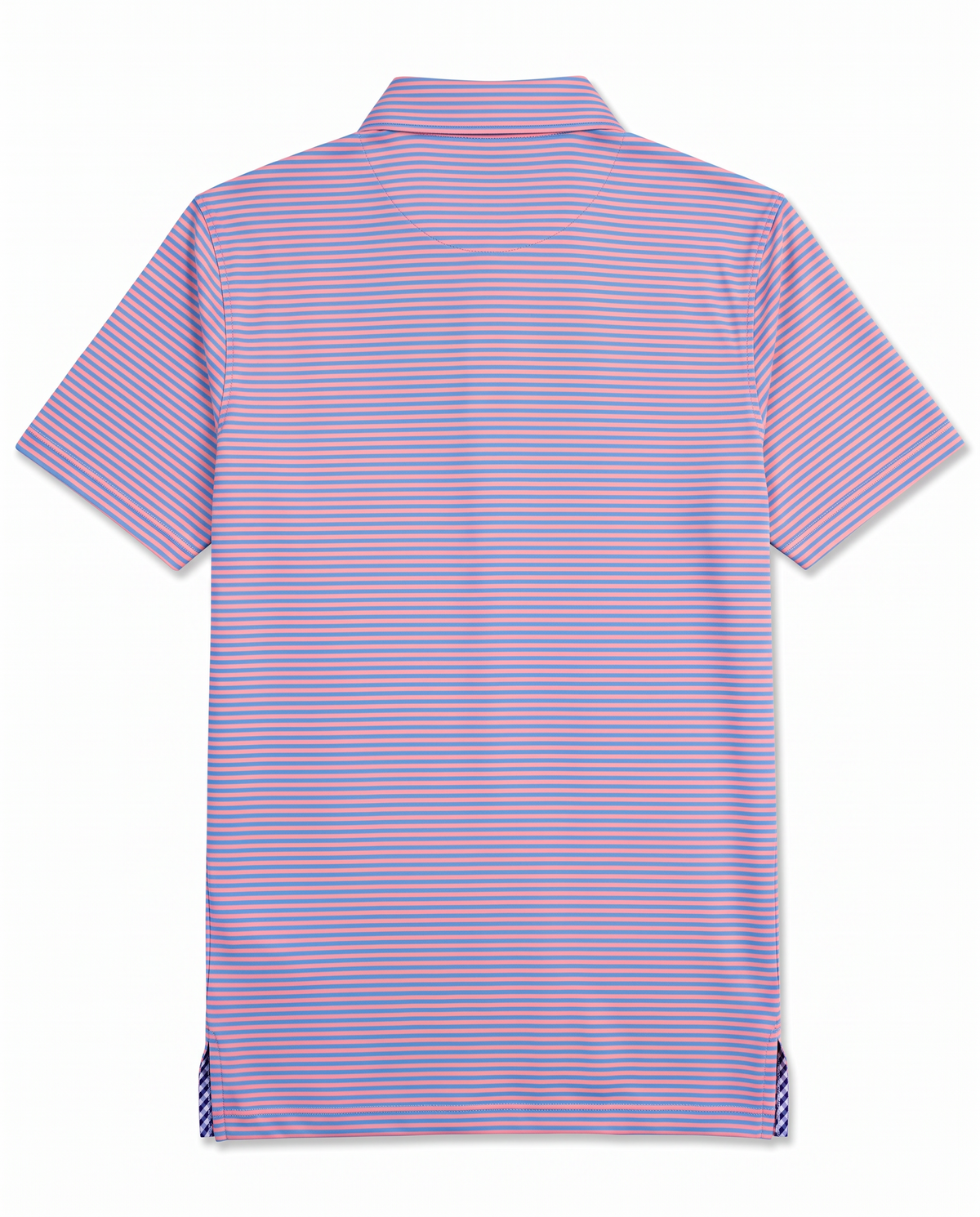 Albatross Polo Feeder Stripe - Coral/Regatta - Back