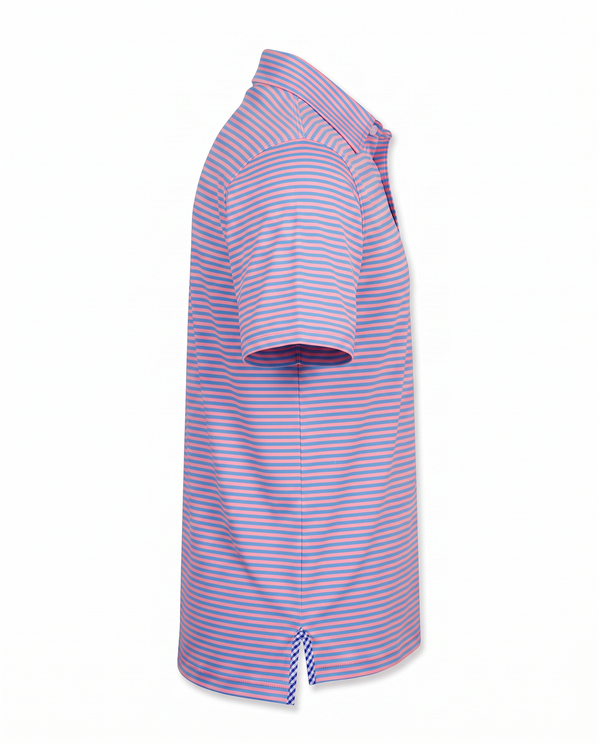 Albatross Polo Feeder Stripe - Coral/Regatta - Side