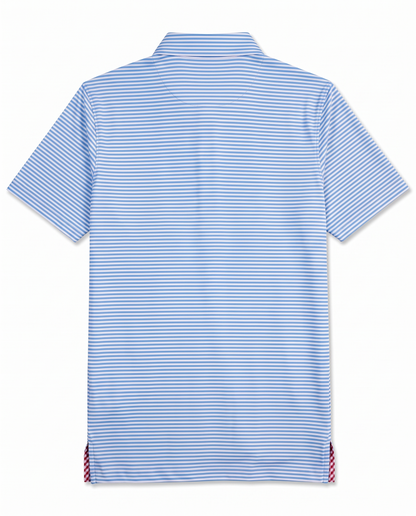 Albatross Polo Feeder Stripe - Regatta/White - Back