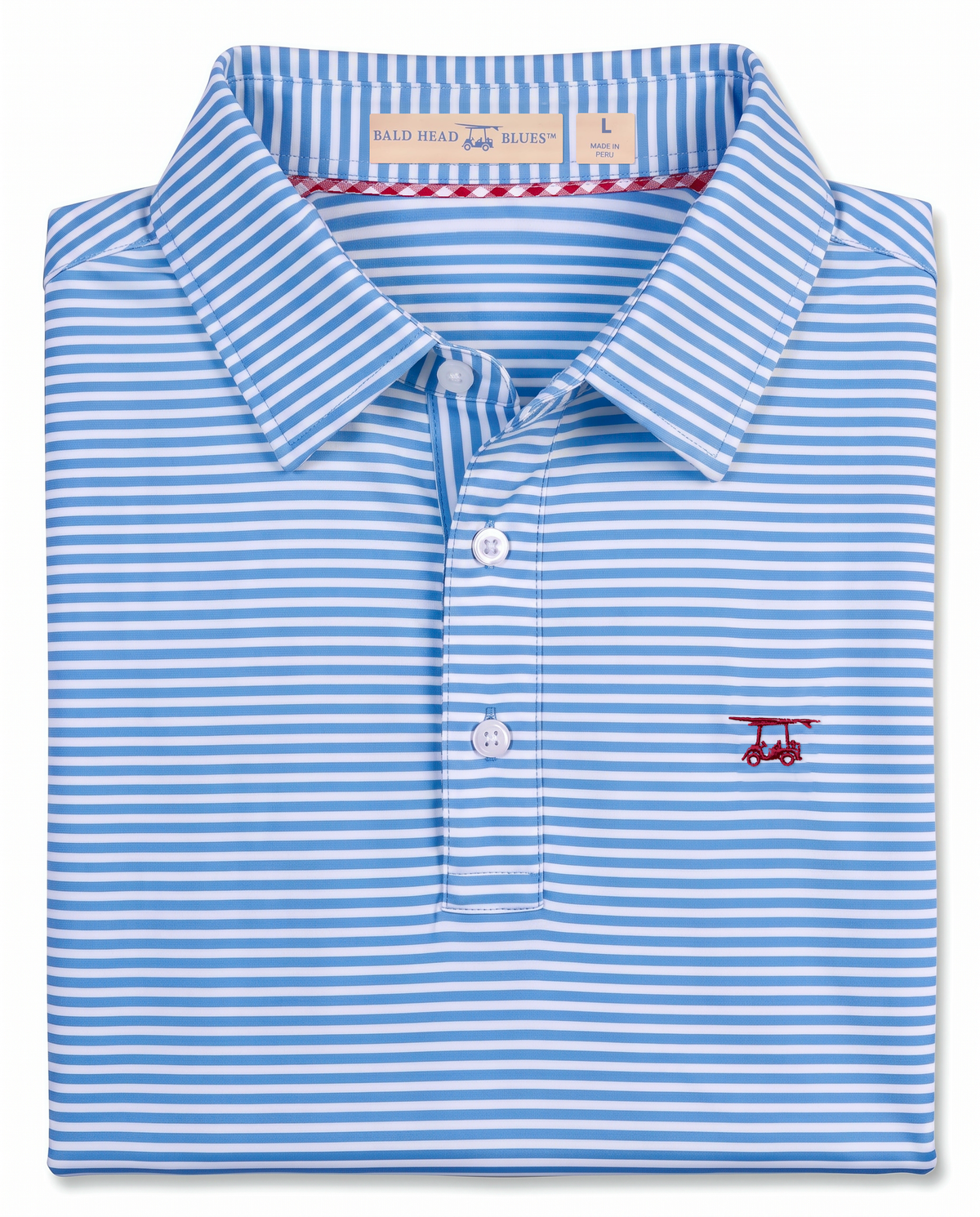 Albatross Polo Regatta/White Feeder Stripe folded