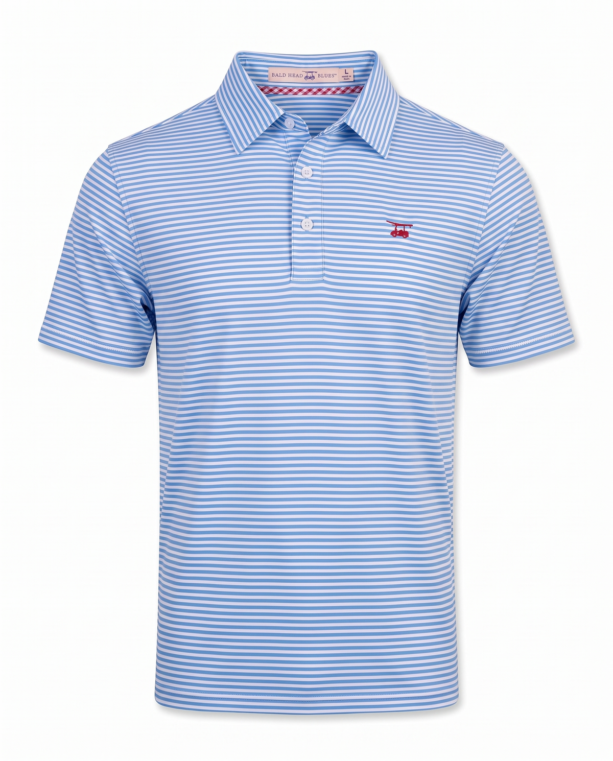 Albatross Polo Feeder Stripe - Regatta/White - Front