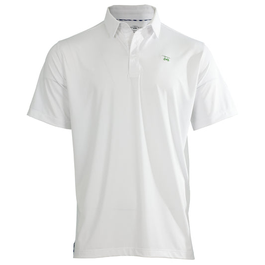 Limited Edition Shamrock Polo - White