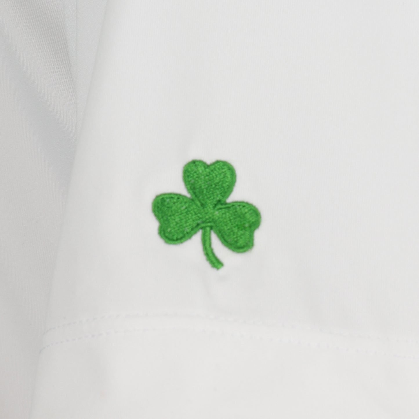 Limited Edition Shamrock Polo - White